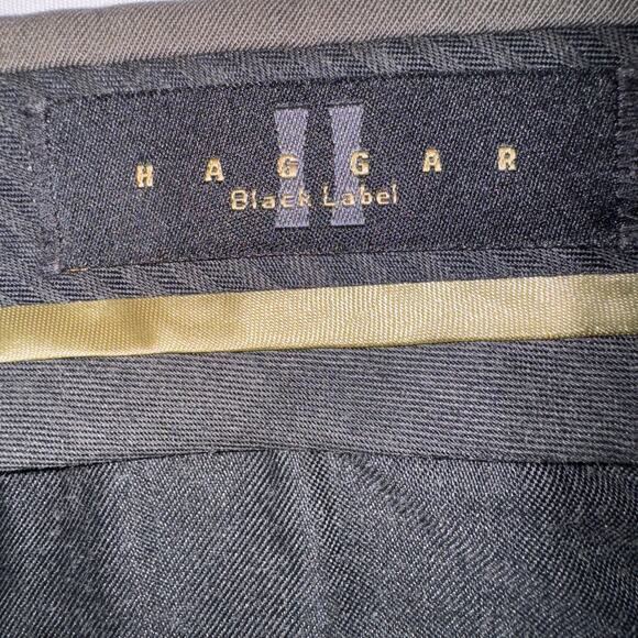 Haggar Pants Black Label Mens Straight Leg Premium Dress Pant Brown 38x30 Casual - Picture 6 of 8